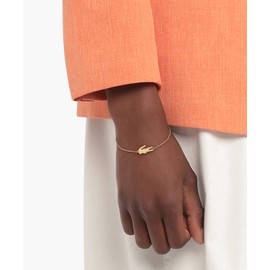 Lacoste Crocodile Collection Women's Link Bracelet, Stainless Steel, No Gemstone