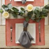 DII Two-Toned Collection Tabletop, Placemat Set, Vintage Red, 6 Piece