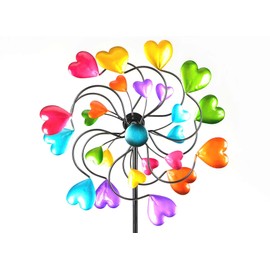 Unbekannt Colourful Windmill 33/126 cm Garden Stake Wind Chime Garden Decoration Flower Stake