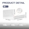 PerYoLyf 4 Pack Magnetic Book Shelf for Whiteboard, 4 *