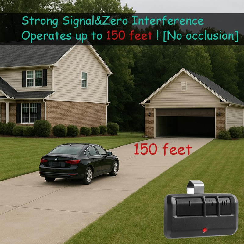 3 Replacement Garage Door Opener Remote,𝐎𝐧𝐥𝐲 Compatible with Liftmaster Chamberlain