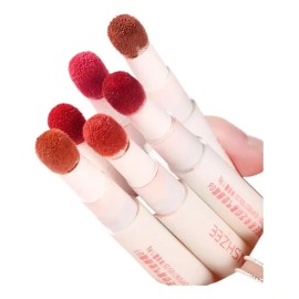 Minshzee Set De 6 Pintalabios Mate En Crema