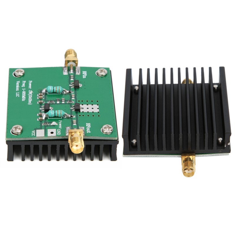 12V DC RF Power Wideband Amplifier Amplification Module 1-930MHz Working
