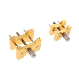 SM SunniMix 2Pcs Watch Movement Holders Watch Movement Fixed Bases Wristwatch Case Openers Lightweight Portable Metal Watch Case Holders