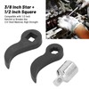 Pliver Wrench Adapter Head, 2 x Bar Adapter Head Tools,
