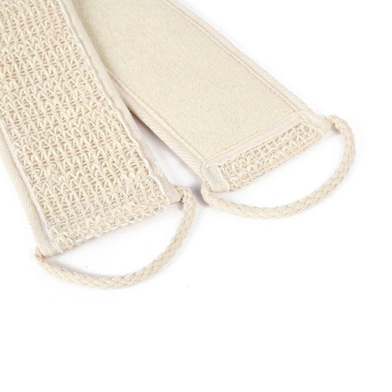 Exfoliating Loofah Back Scrubber - Natural Loofah Pad Shower Body
