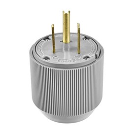 Eaton 5710N 50 Amp 250V 6-50 Industrial Power Plug & Connector, Gray
