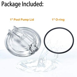 Bringsine SPX3100D Pool Pump Lid for Compatible with Hayward Super II Pump SP3000 Series Models SP3007(eeaz) SP3010 SPX3000S Strainer Cover O-Ring Replacement Thread Strainer Cover