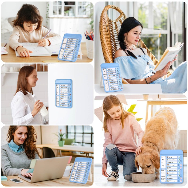 Audab Dry Erase Chore Chart for Kids, Magnetic Whiteboard Checklist