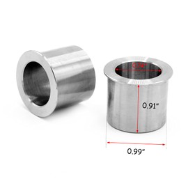 Wheel Bearing Reducers 1" to 3/4" Axle Reducer Spacer Compatible with Harley Chopper Bobber Models Wheel Bearings