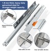 ToBeGreat 1 Pair Undermount Drawer Slides 12 Inch 80 lb