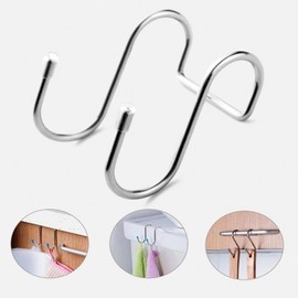 S Hook Double S Storage Bathroom Kitchen Wall Door Accessories Hook Yellow GD14866 100ea