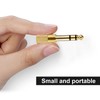 BEHAHAI 4pcs Headphone Adapter Jack, 6.35mm (1/4) inch Male to