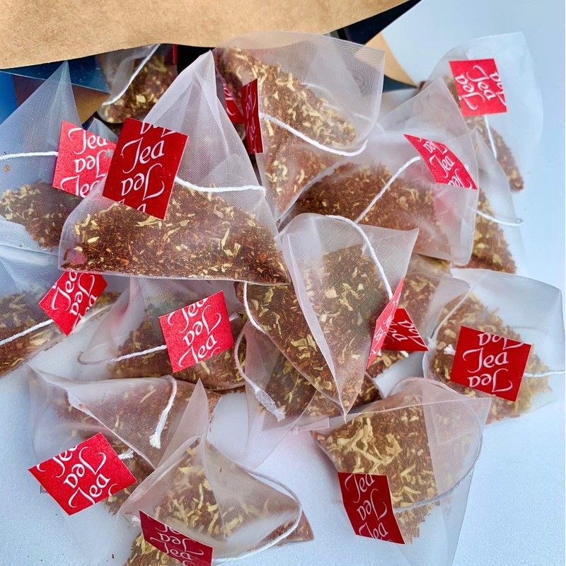 Deep Ginger Rooibos Tea Decaffeinated 60 Tea Bags 5.3 oz