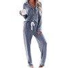Aamikast Women's Pajama Sets Long Sleeve Button Down Sleepwear Nightwear