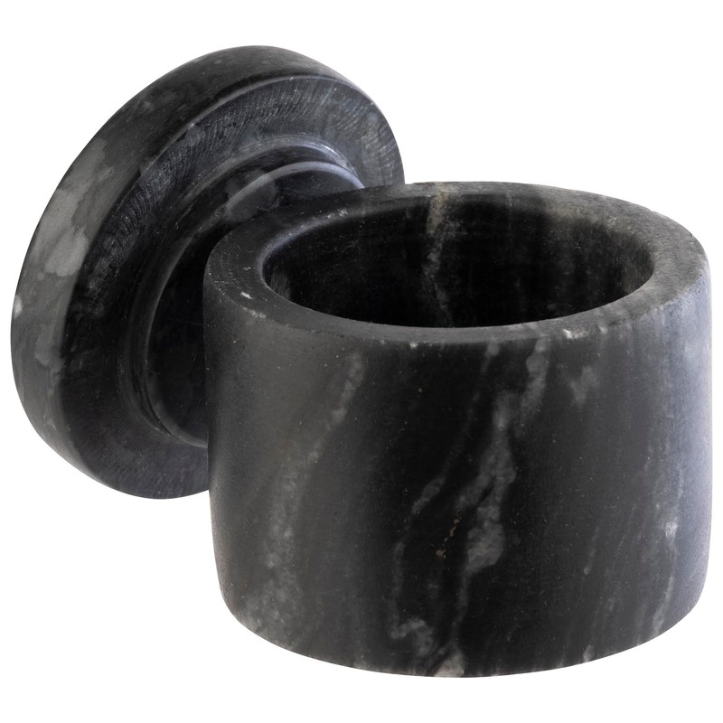 APS 15920 Marble Spice Jars, Set of 2, Marble, Diameter