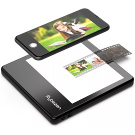 Rybozen Ultra-Thin Portable Slide Scanner 5 x 4 Inches LED Light Panel Negatives Film