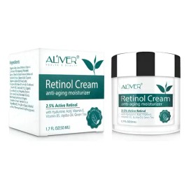 Crema Facial Retinol 2.5% Aliver Hidrata Rejuvenece 50ml