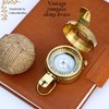 collectiblesBuy Vintage Military Navigational Marine Brass Compass 2.5 Pocket Antique
