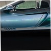 GRIRIW 4pcs Car Side Skirt Racing Stripe Decals Durable Bk