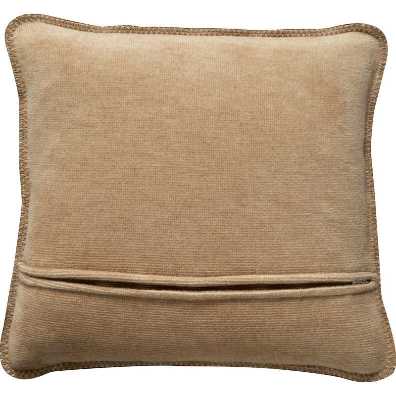 Joop 754684 Cushion Cover Plain Double-Sided Chestnut Cashew Cotton /