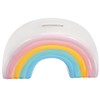 Kisangel Creative Rainbow Design Money Box Cute Ceramic Coin Bank