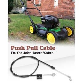 YUANTUO Push Pull Cable Fit for John Deere JS60 JS60H JS61 JS63C JS63E,Fit for Sabre M10 M21 M23 Scotts SP6211 SP6213 Steel Deck Push Replace GC00036