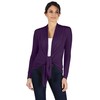 Simlu Lightweight Plum Cardigans for Women Reg and Plus Size