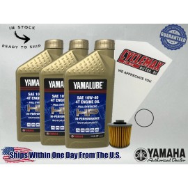 Yamaha Cyclemax FS Yamalube Oil Change Kit fits 1998-2001 Yamaha GRIZZLY Yamaha 600