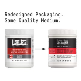 LIQUITEX Light Modeling Paste 473 ml, Clear