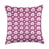 Pink Poodle Dog Pattern Poodles Throw Pillow