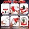 Chunful 44 Pcs Christmas DIY Snow Globe Kit Water Globes