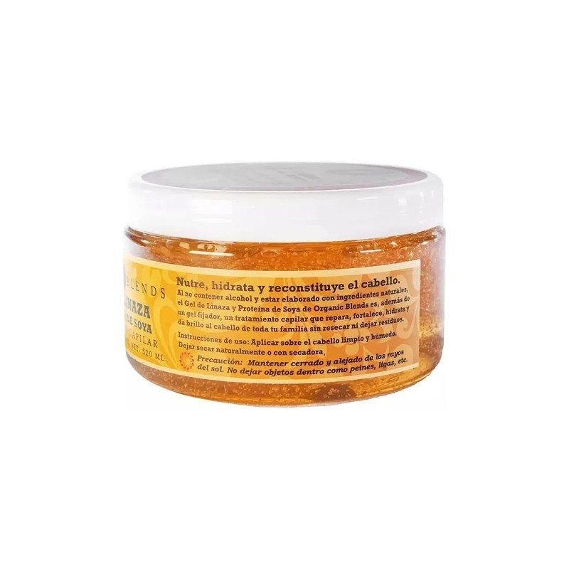 Gel Orgánico Linaza Y Proteína De Soya 520ml Organic Blends