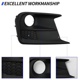 Revworth Single Fog Light Bezel Cover Set Fits for 2018 2019 2020 2021 Subaru WRX Front Base Fog Lamp Surround Left Driver and Right Passenger Side Frame 57731VA230 57731VA240 57731VA380 57731VA390