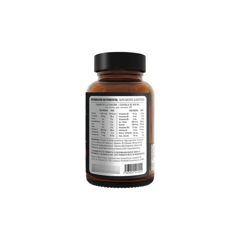 Thefitlab-iron B-suplemento De Hierro, Vit C, Grupo B Y Zinc