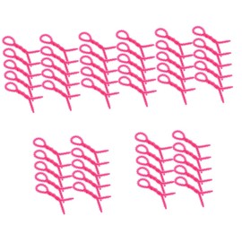 Beavorty 50pcs Flexible Spiral Hair Perm Rods Curling Tool for Hairdressing Small for Spiral Curls Suitable for Hair Types
