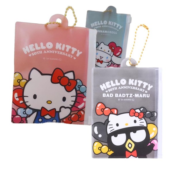 MENBLY Kitty 50th Anniversary Collectible Fastener Case - Vinyl Zipper