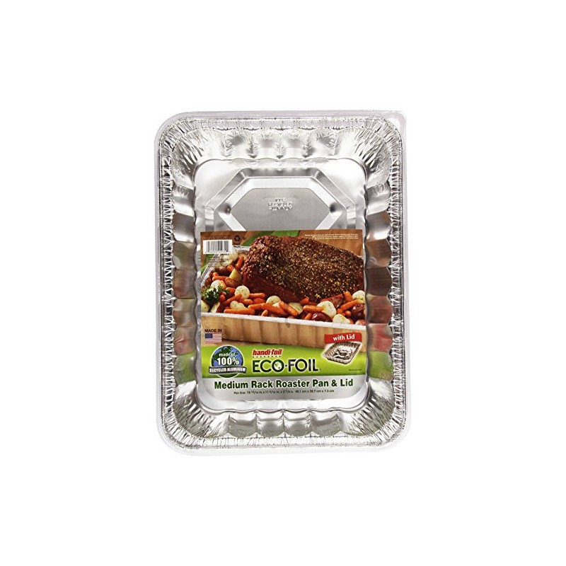 Handi-Foil Cook-N-Carry Medium Roaster with Lid