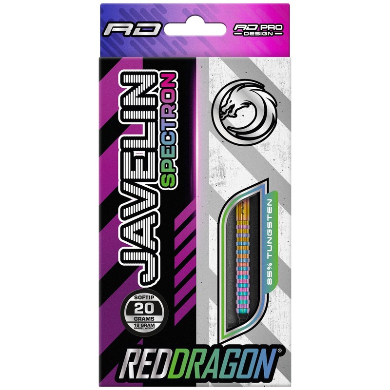 RED DRAGON Javelin Spectron 18 g Softip Premium Tungsten Darts