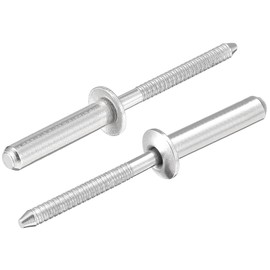 TA-VIGOR 25Pcs 4.8mm x 25mm Stainless Steel Blind Rivets, Close End Dome Head Pop Rivets for Metal and Wood, Heavy Duty Rivet Set for DIY, Marine, and Furniture Fixings