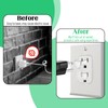 30 Pcs 3 Prong Loose Outlet Fix Plug, Plastic Socket