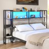 Loomie Headboard for Queen Size Bed with Storage, Headboards with