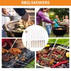 Pack of 8 Barbecue Skewers Telescopic Marshmallow Campfire Grill Fork,