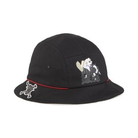 Puma X ONE PIECE BUCKET Hat JR. 025375 Boy's 24th Spring Summer Color, Black (01) M, 24 Spring Summer Color Puma Black (01)
