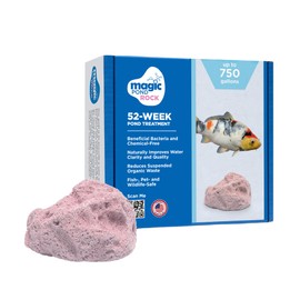 Magic Pond Rocks, Fish Tank Rocks for Enhancing Water Clarity with Your Regular Cleaning Routine, Fish Friendly Aquarium Rocks, All Natural Aquarium Decor, Small - Up to 750 Gallons