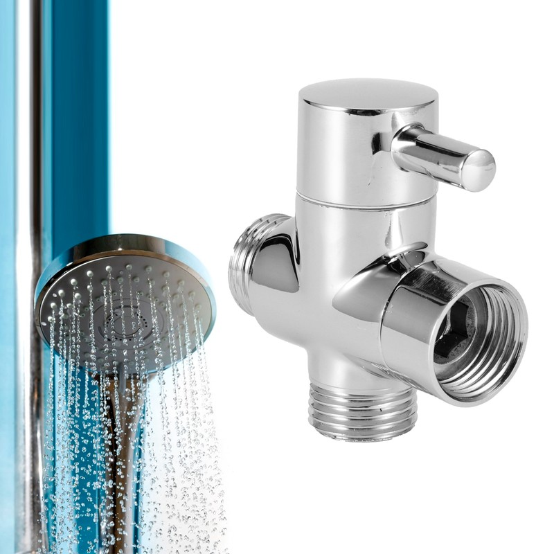3Way Faucet Diverter Valve Bathroom Shower Parts for Handheld Showerhead