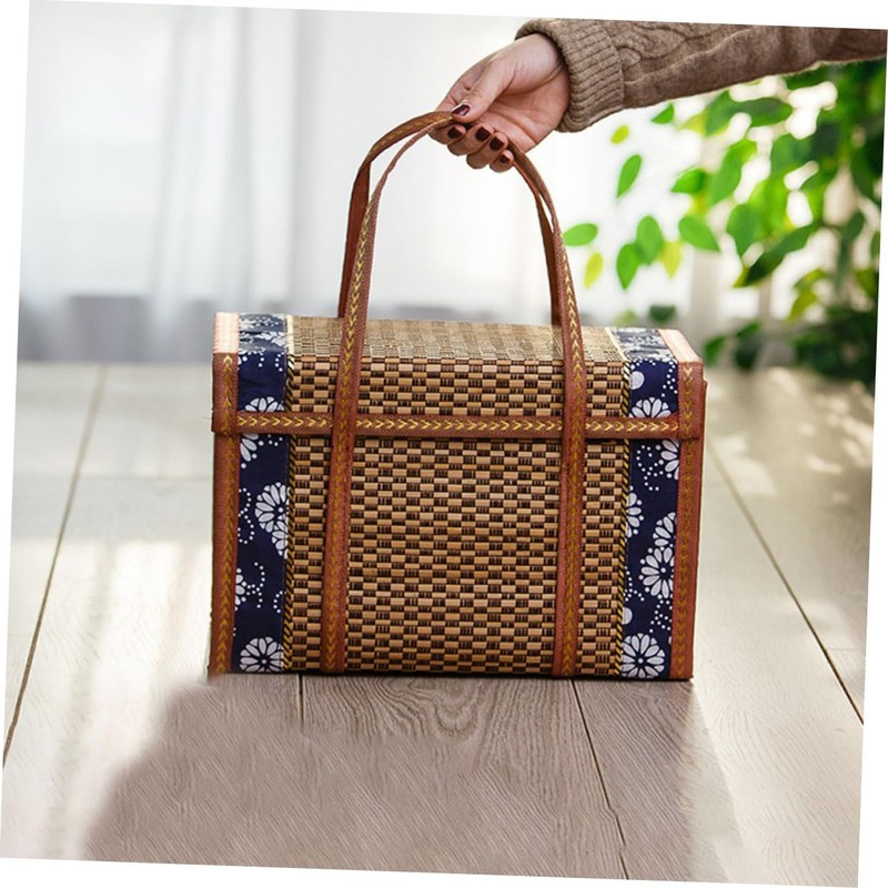 Toddmomy Fruit Basket Hamper Decor The Picnic Basket Foldable Beach