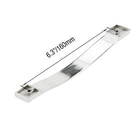 KanDery 6PCS Shiny Crystal Cabinet Handles, Glitter Drawer Pull Handles, Modern Cupboard Bow Pulls, Rhinestone Furniture Door Pull Handles, 160mm Hole Center