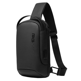 Oxford Sling Bag Crossbody Chest Bag Pack for Men Women Short Trip Travel Outdoor Tactical Walking Office Work Lockable Shoulder Daypack