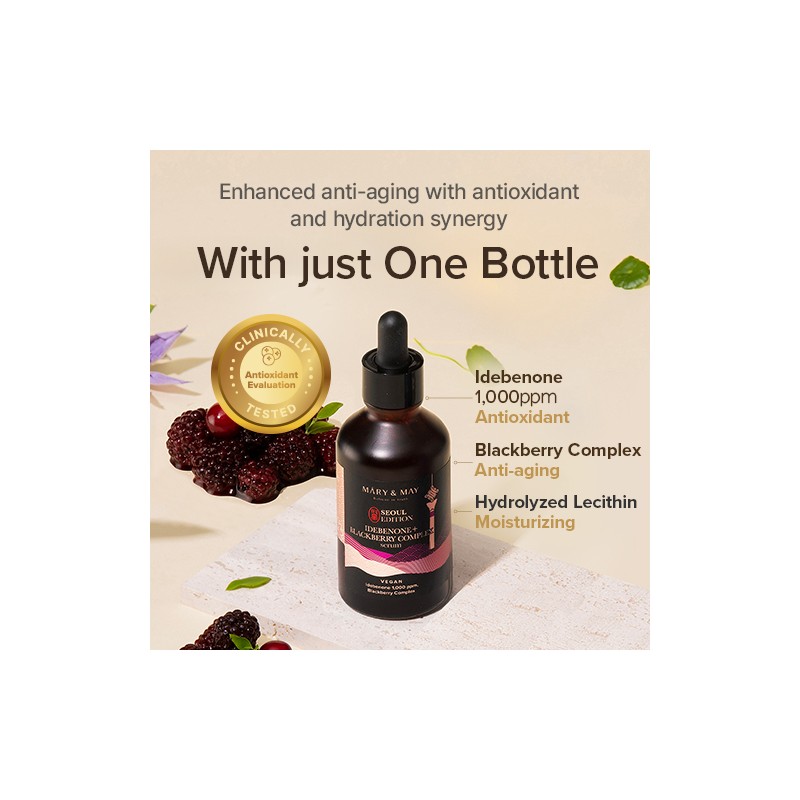 Mary&May [Mary&May]Idebenone+Blackberry Complex Serum 80ml